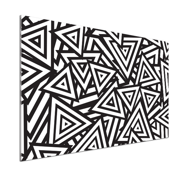 Panel dekor szkło Trójkąty tło
