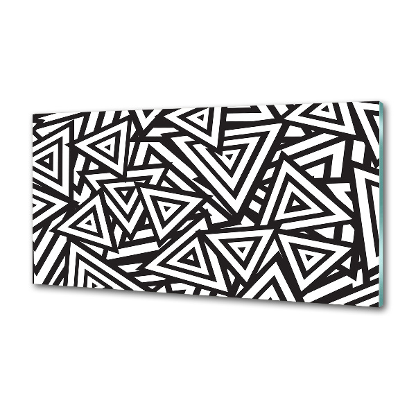 Panel dekor szkło Trójkąty tło