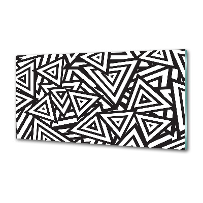 Panel dekor szkło Trójkąty tło