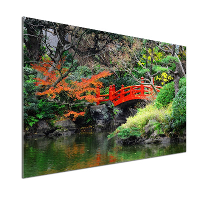 Salpicadero de cocina jardín japonés