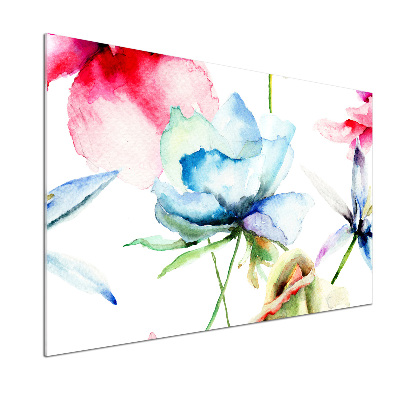 Panel antisalpicaduras Amapolas