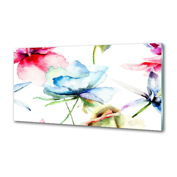 Panel antisalpicaduras Amapolas