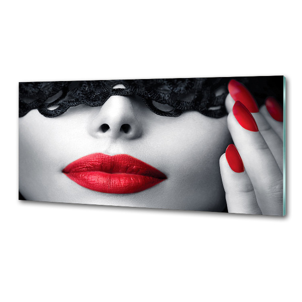 Panel antisalpicaduras Máscara de encaje