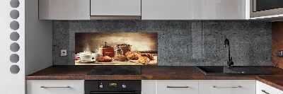 Panel między meble w kuchni Śniadanie