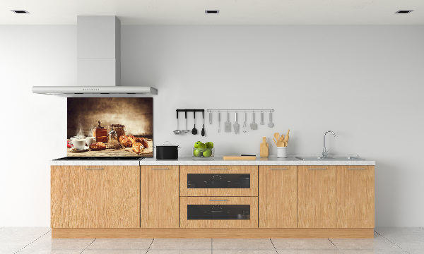 Panel między meble w kuchni Śniadanie