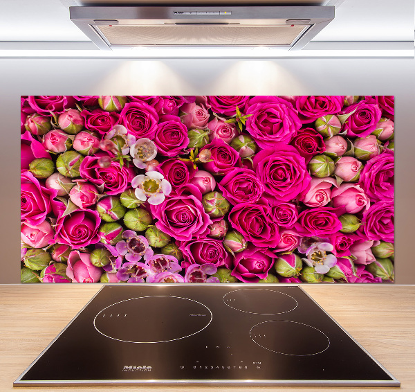 Salpicadero para cocina Rosas