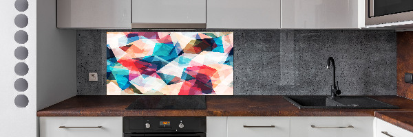 Panel antisalpicaduras mosaico abstracto