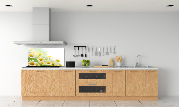 Panel de pared de cocina margaritas