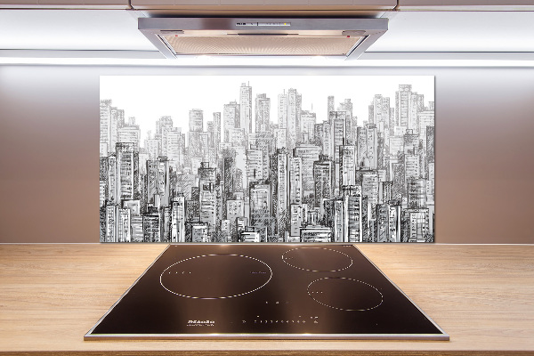 Panel de pared de cocina Rascacielos