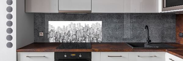 Panel de pared de cocina Rascacielos