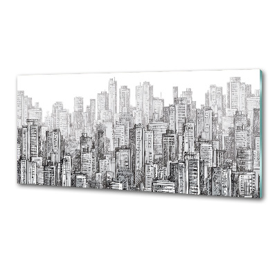 Panel de pared de cocina Rascacielos