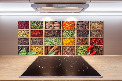 Salpicadero de cocina Especias y hierbas