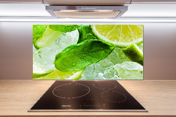 Panel do kuchni Limonka z lodem