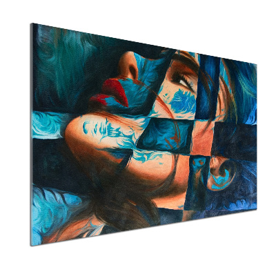 Panel de pared de cocina Mujer abstracta