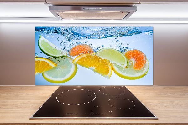 Panel para cocina Cítricos bajo el agua
