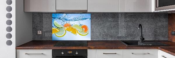 Panel para cocina Cítricos bajo el agua