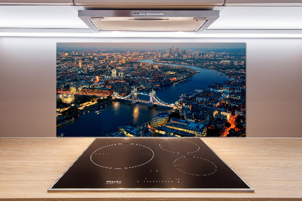 Panel antisalpicaduras Londres a vista de pájaro