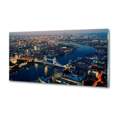 Panel antisalpicaduras Londres a vista de pájaro