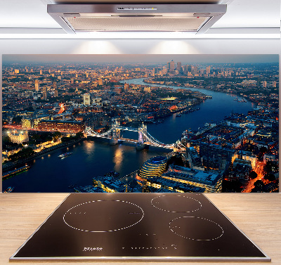 Panel antisalpicaduras Londres a vista de pájaro