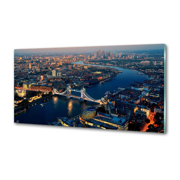 Panel antisalpicaduras Londres a vista de pájaro