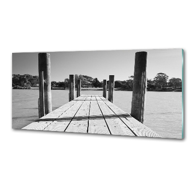 Panel para cocina Muelle de madera