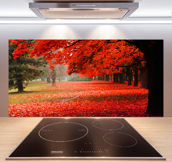 Panel para cocina Árboles en otoño