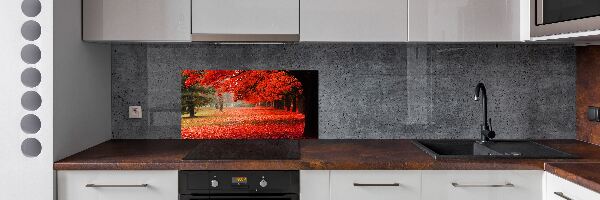 Panel para cocina Árboles en otoño