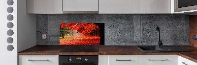 Panel para cocina Árboles en otoño