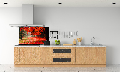 Panel para cocina Árboles en otoño