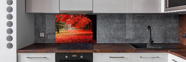 Panel para cocina Árboles en otoño