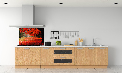 Panel para cocina Árboles en otoño