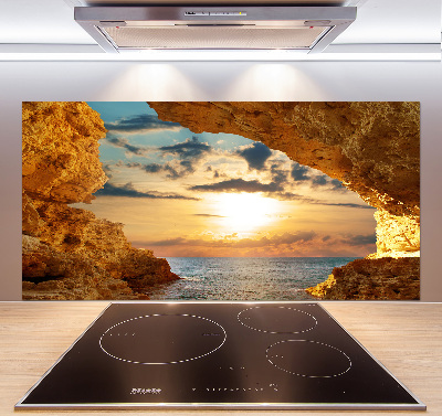Panel de pared de cocina Gruta junto al mar