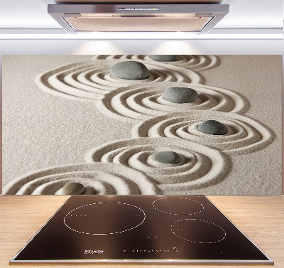 Panel lacobel Kamienie zen piasek