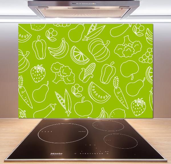 Panel para cocina Frutas y verduras
