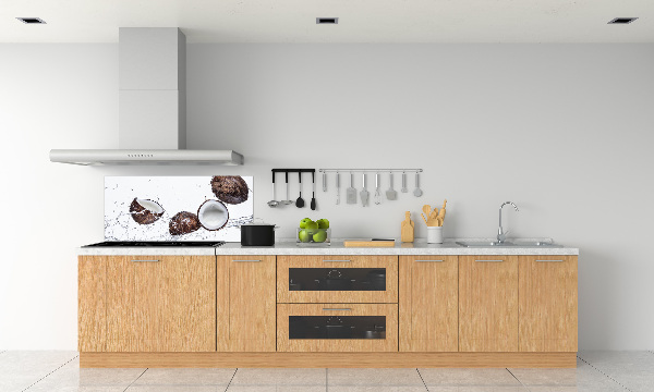 Panel antisalpicaduras Coco con agua