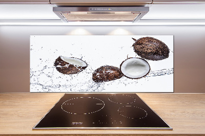 Panel antisalpicaduras Coco con agua