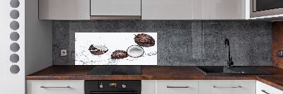 Panel antisalpicaduras Coco con agua