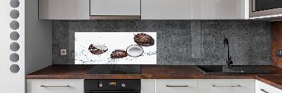 Panel dekor szkło Kokos z wodą