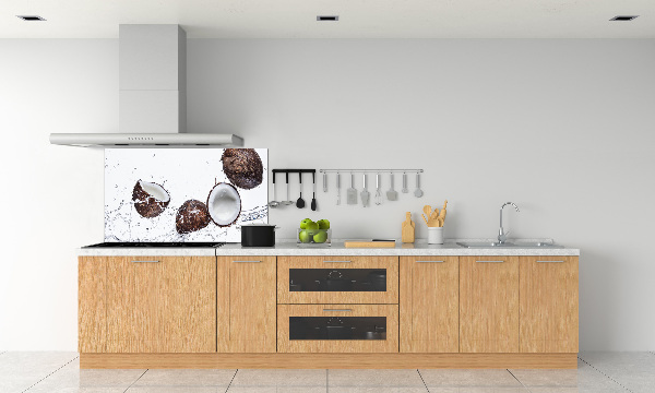 Panel antisalpicaduras Coco con agua