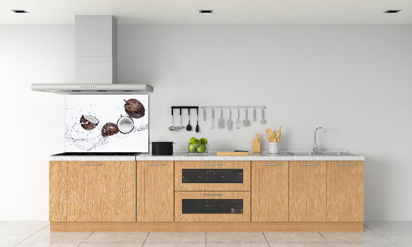 Panel antisalpicaduras Coco con agua