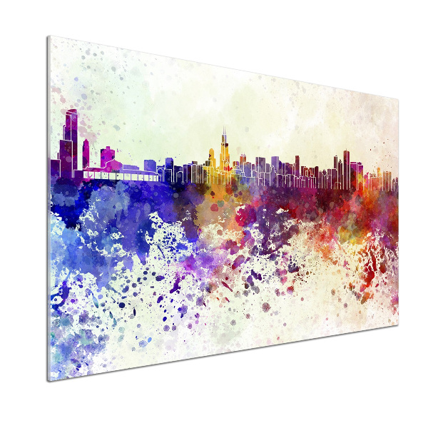 Panel para cocina Chicago colorido