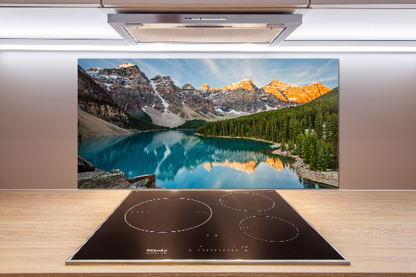 Panel antisalpicaduras Lago en las montañas