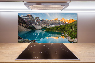 Panel antisalpicaduras Lago en las montañas