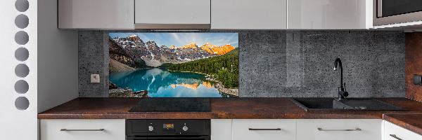 Panel do kuchni Jezioro w górach