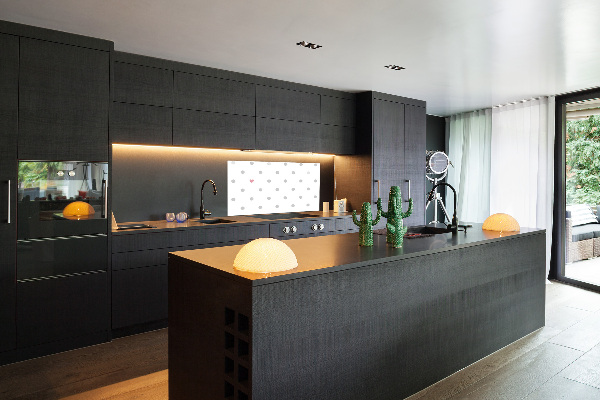 Salpicadero de cocina Puntos y corazones