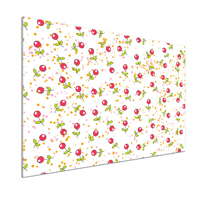 Panel de pared de cocina Guindas