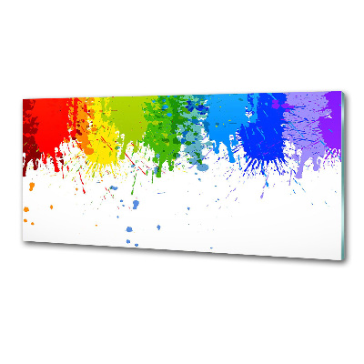 Panel para cocina Manchas de arcoíris