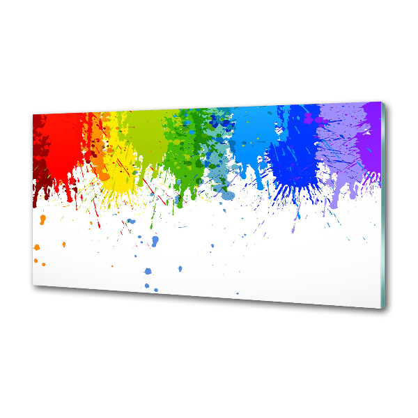 Panel para cocina Manchas de arcoíris