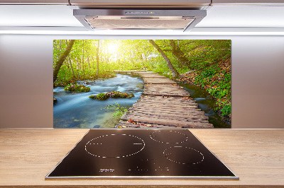 Panel do kuchni Ścieżka w lesie