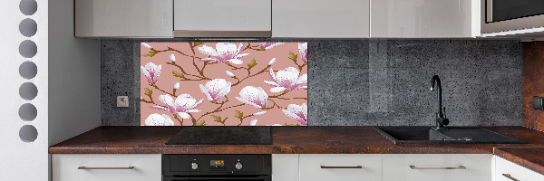 Panel między meble w kuchni Magnolia